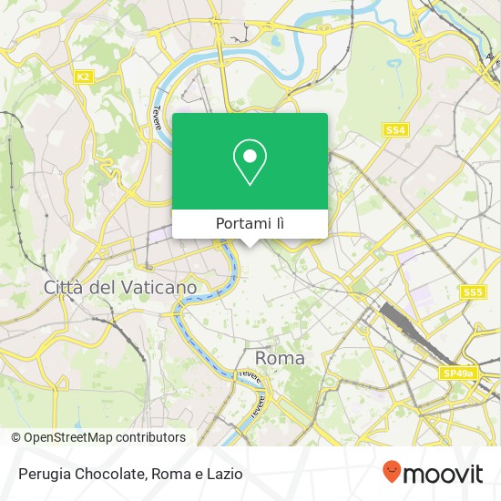 Mappa Perugia Chocolate
