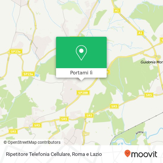 Mappa Ripetitore Telefonia Cellulare