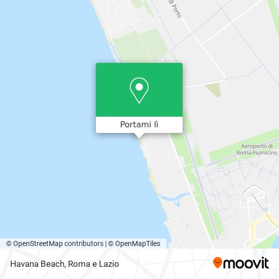 Mappa Havana Beach