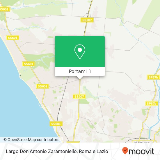 Mappa Largo Don Antonio Zarantoniello