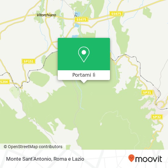 Mappa Monte Sant'Antonio