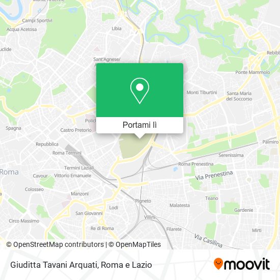 Mappa Giuditta Tavani Arquati