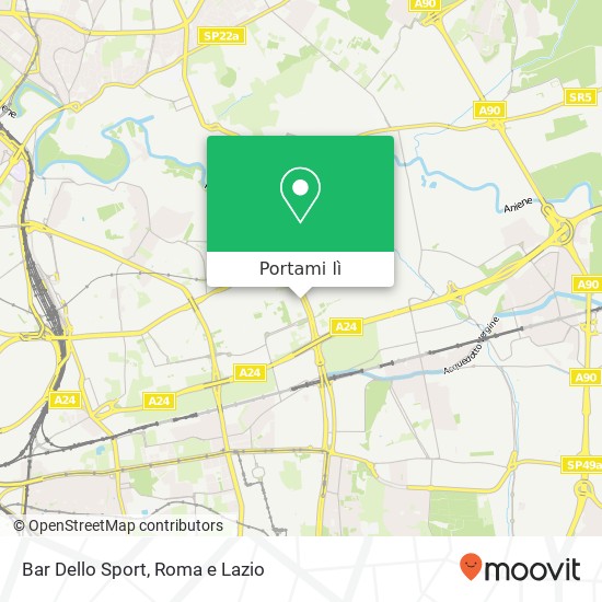 Mappa Bar Dello Sport