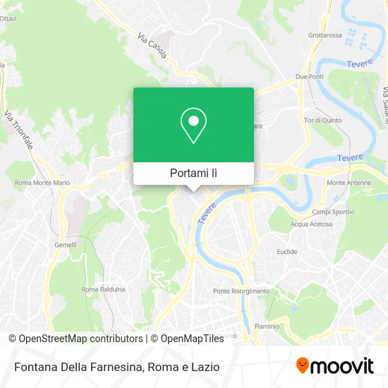 Mappa Fontana Della Farnesina