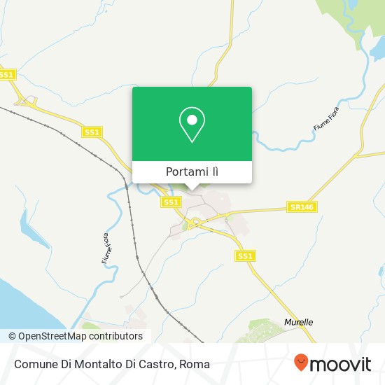 Mappa Comune Di Montalto Di Castro