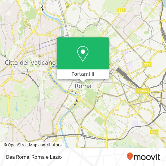 Mappa Dea Roma