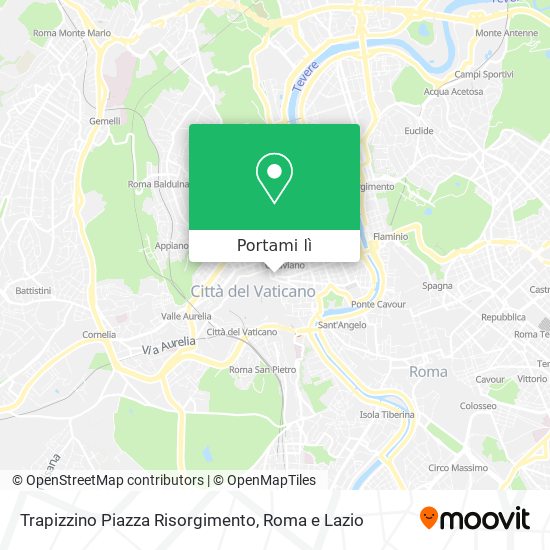 Mappa Trapizzino Piazza Risorgimento