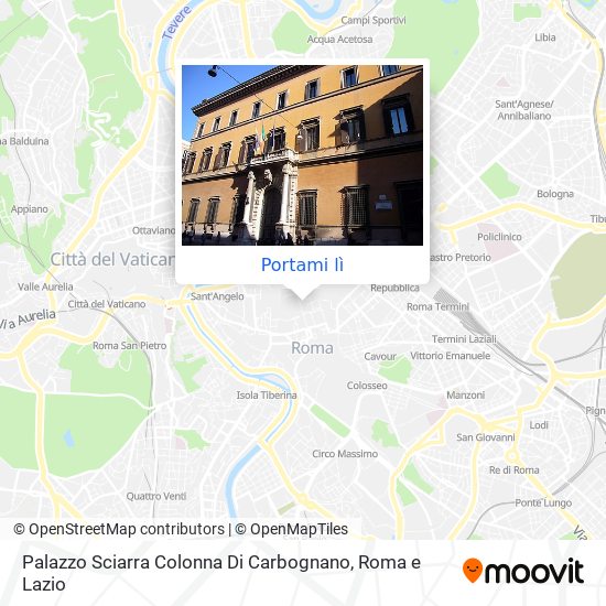 Mappa Palazzo Sciarra Colonna Di Carbognano