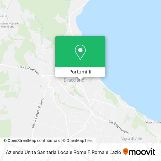 Mappa Azienda Unita Sanitaria Locale Roma F