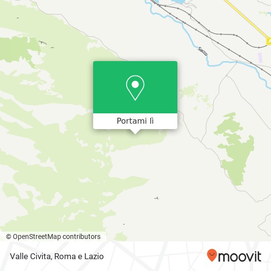 Mappa Valle Civita