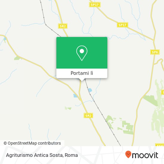 Mappa Agriturismo Antica Sosta