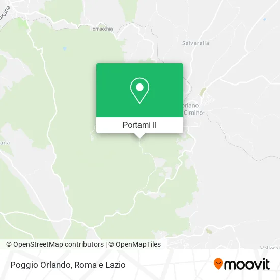 Mappa Poggio Orlando