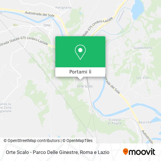 Mappa Orte Scalo - Parco Delle Ginestre