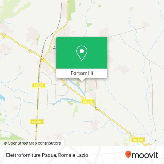 Mappa Elettroforniture Padua