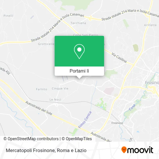 Mappa Mercatopoli Frosinone