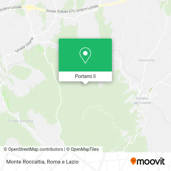 Mappa Monte Roccaltia