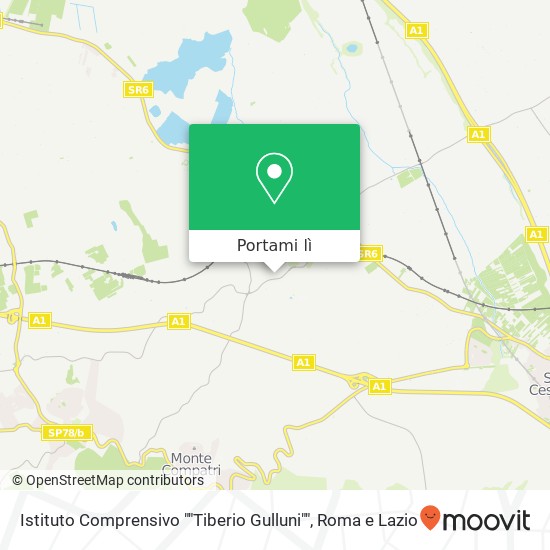 Mappa Istituto Comprensivo ""Tiberio Gulluni""