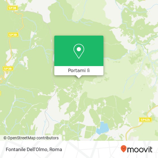 Mappa Fontanile Dell'Olmo