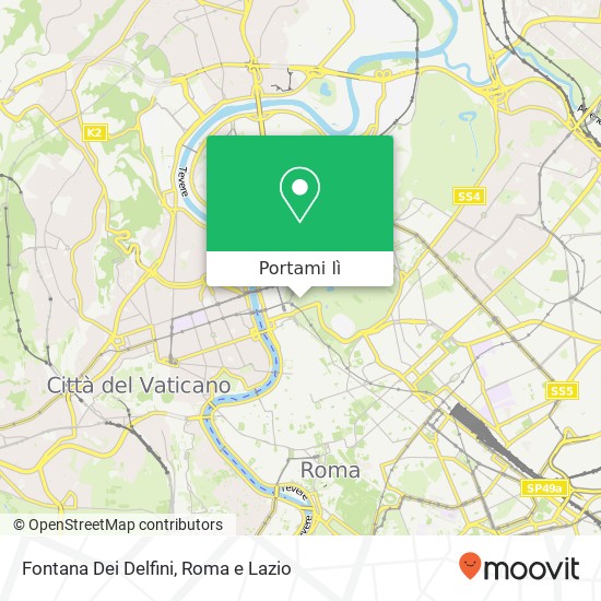 Mappa Fontana Dei Delfini