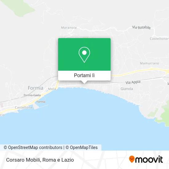 Mappa Corsaro Mobili