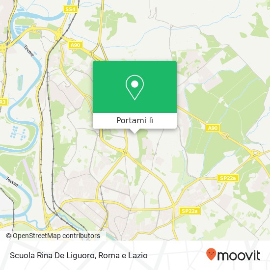 Mappa Scuola Rina De Liguoro