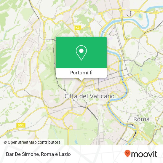 Mappa Bar De Simone