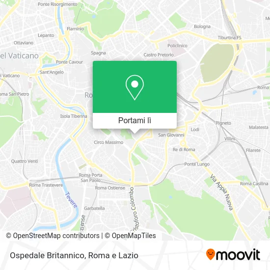 Mappa Ospedale Britannico