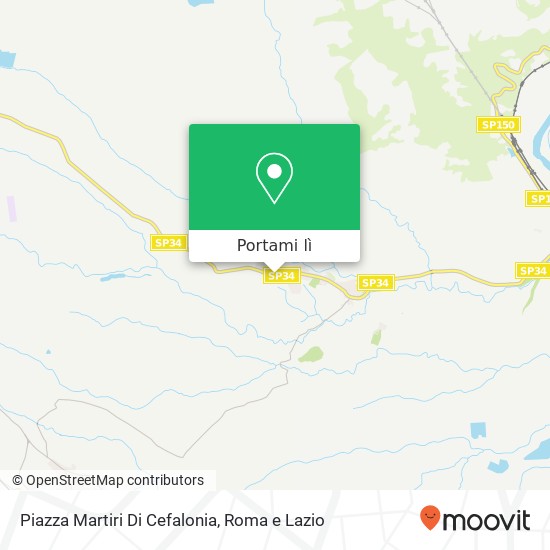Mappa Piazza Martiri Di Cefalonia