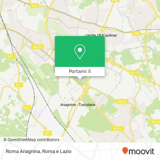 Mappa Roma Anagnina