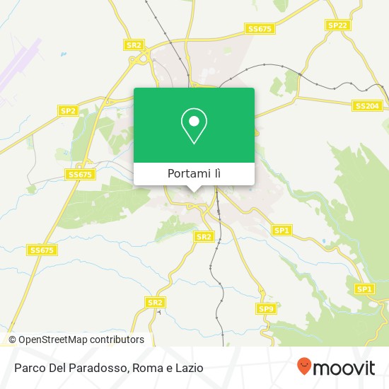 Mappa Parco Del Paradosso