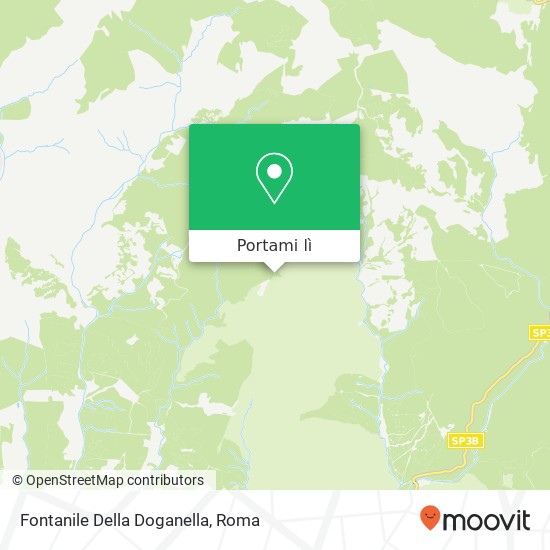 Mappa Fontanile Della Doganella
