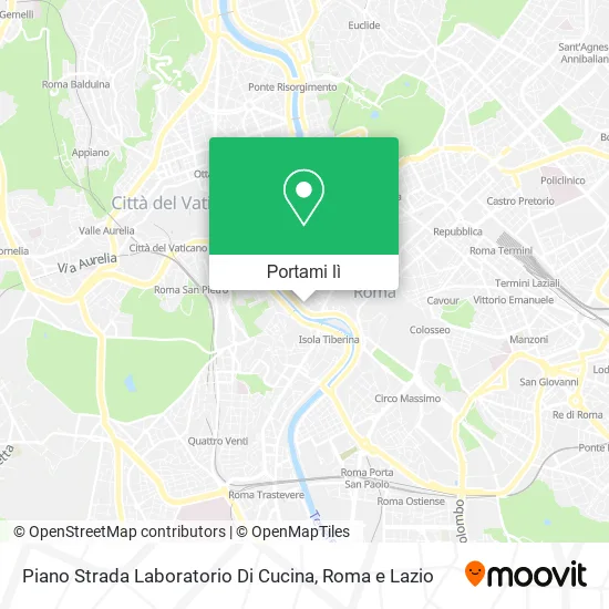 Mappa Piano Strada Laboratorio Di Cucina