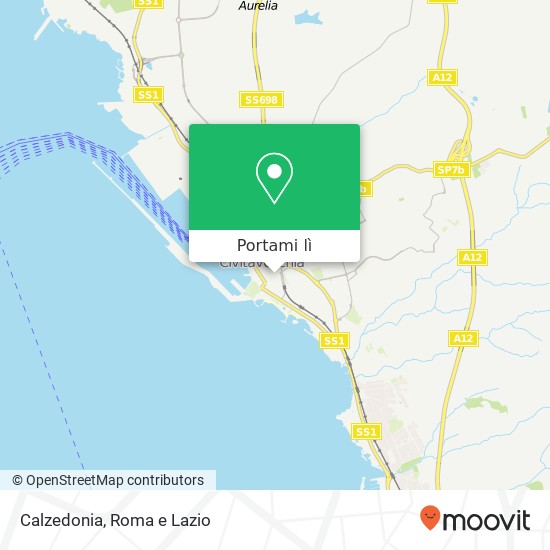 Mappa Calzedonia