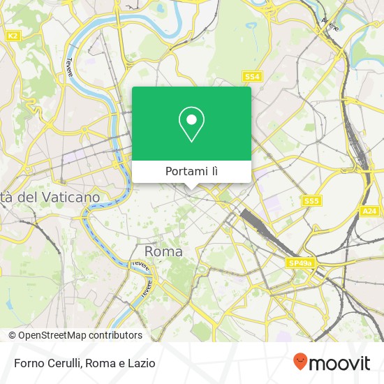 Mappa Forno Cerulli