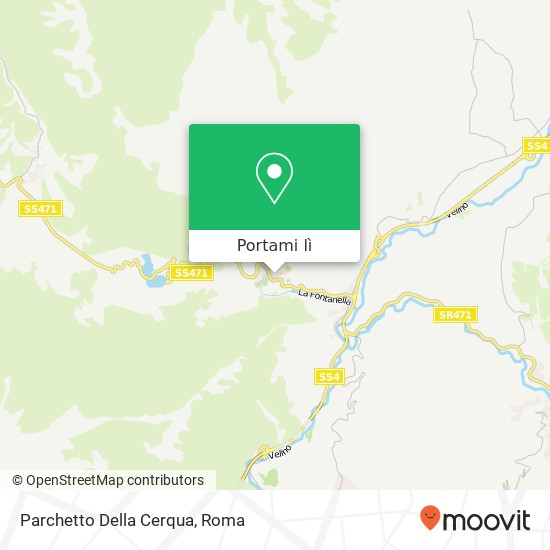 Mappa Parchetto Della Cerqua