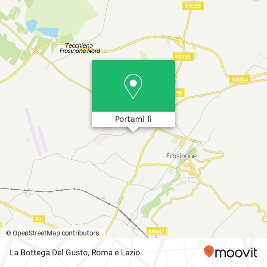 Mappa La Bottega Del Gusto