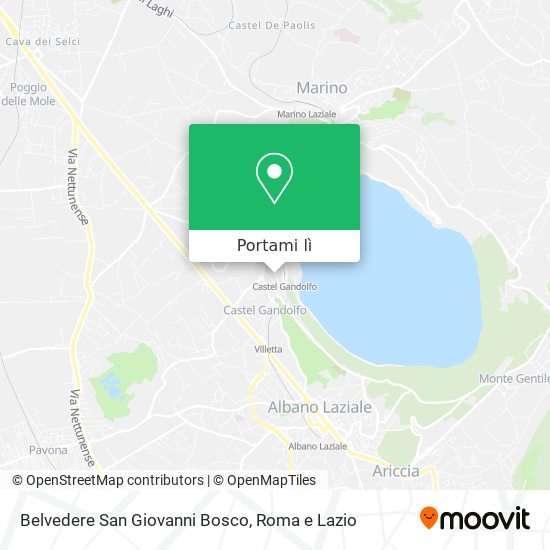 Mappa Belvedere San Giovanni Bosco