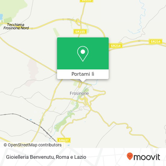 Mappa Gioielleria Benvenutu