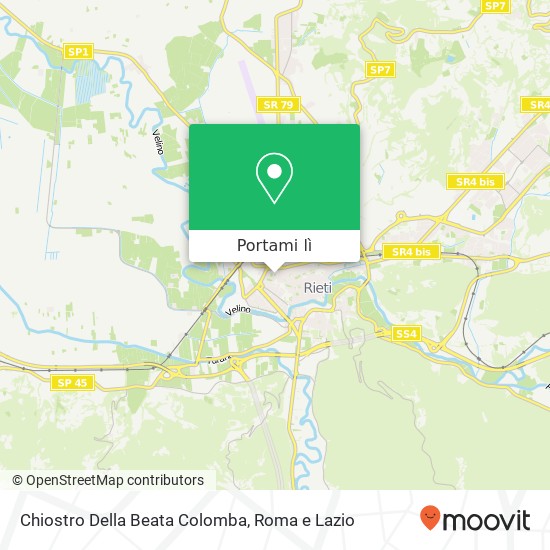 Mappa Chiostro Della Beata Colomba