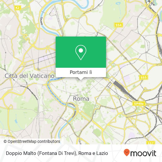 Mappa Doppio Malto (Fontana Di Trevi)