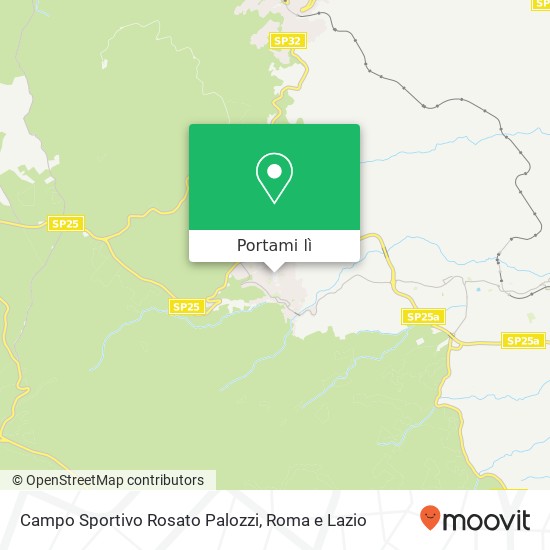 Mappa Campo Sportivo Rosato Palozzi