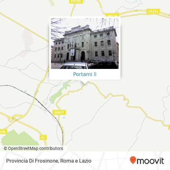 Mappa Provincia Di Frosinone