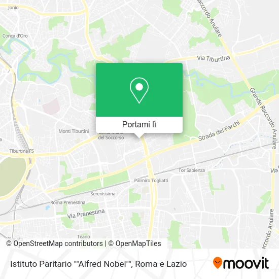 Mappa Istituto Paritario ""Alfred Nobel""