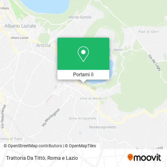 Mappa Trattoria Da Tittò
