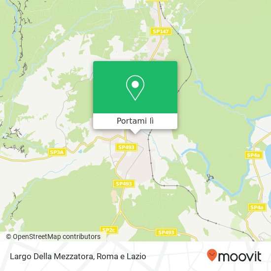 Mappa Largo Della Mezzatora