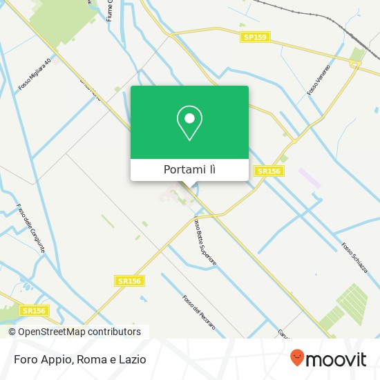 Mappa Foro Appio