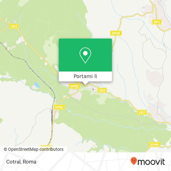 Mappa Cotral