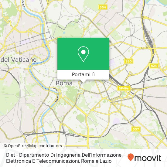 Mappa Diet - Dipartimento Di Ingegneria Dell'Informazione, Elettronica E Telecomunicazioni