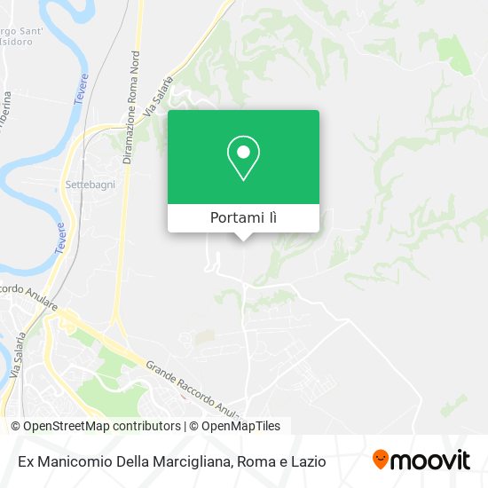 Mappa Ex Manicomio Della Marcigliana