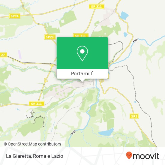 Mappa La Giaretta